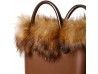 Borde pelo O bag mini ecopiel murmasky Jaspeado