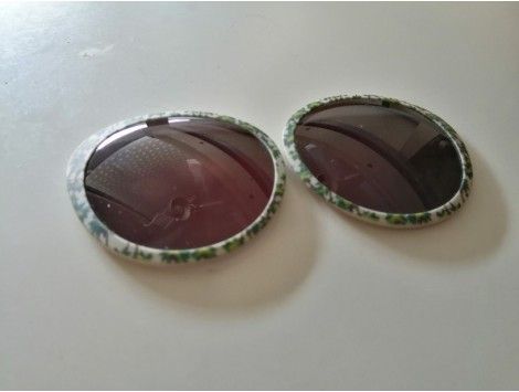 Lentes Gafas de Sol O bag Estampadas Verde