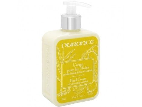 Crème Mains Citron & Gengibre -Durance-300 ml
