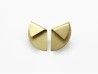 Pendientes Aire Grandes Oro mate -DEMIIM