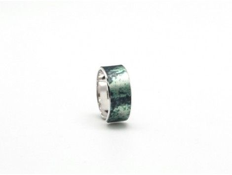Anillo Arlet Verdes Ramas Demiim.