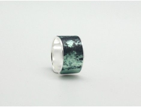 Anillo Arlet Verdes Ramas Demiim.