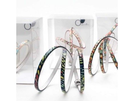 Pulsera Voltes Demiim Gotas multicolores